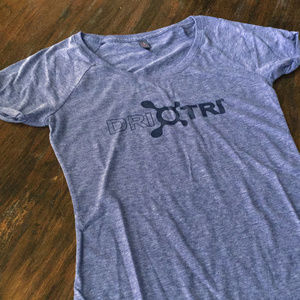 Orange Theory District Tri-Blend scoop Navy Hthr